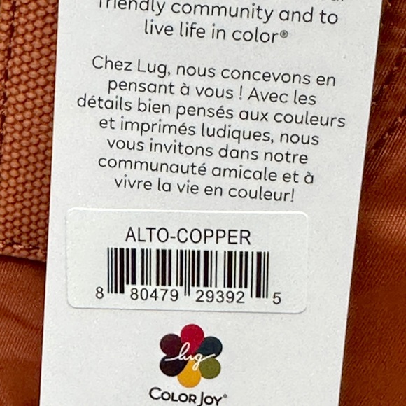 Lug Alto Convertible Tote Bag (Copper) NWT - Picture 13 of 13